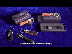 カーブランド ギフト カスタム メタル PU レザー キーチェン カー キーチェン ビジネス キーリング