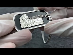 カスタムメタルドッグタグ 個別化されたドッグタグ 可愛いドッグネームタグ エナメルプリント